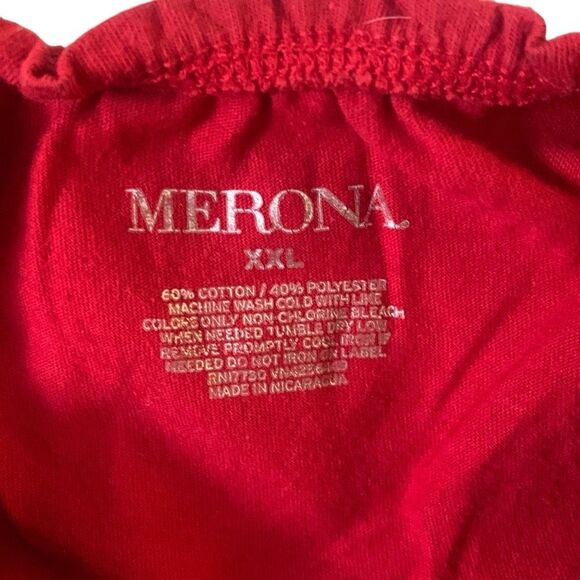 Pre Owned Women’s Merona Red Tank Top Sz XXL Casual Classic Style Comfort - Picture 3 of 7
